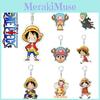 Cute One Piece Luffy Zoro Keychain Toy Keyring Bag Pendant Figures Doll Gift For Kids