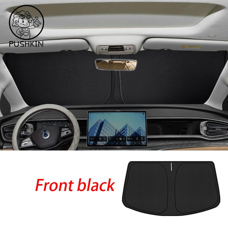 For BYD Denza D9 2024 2025 Full Black Car Sunshade Side Window Privacy Curtains Front Rear Sunscreen Heat Insulation Sunshield