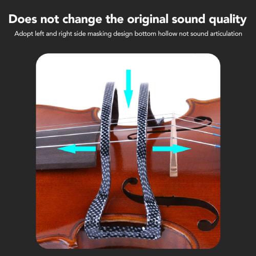Violin Bow Correction Tool, Violin Bow Bowing Practice Guide, Fiddle Bow Collimator with Double Cover Design, Plastic Material, Fits 4/4-1/2 Violins