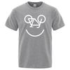 bicycle reverse Letter Funny Printing Men Women T Shirts Fashion Comfortable Top Regular Sleeve Short Sleeve Large Size Tshirts