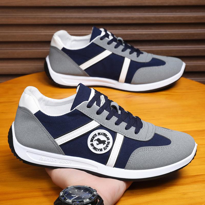 Men's Shoes Spring New Canvas Breathable Versatile Trend Comfortable Casual Shoes Lace-up Forrest Gump Shoes Men's Sports Board Shoes