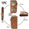 Cute Owl Women Long Wallet Multifunctional Portable Snap Coin Purse Birthday Gift Daily Commute Owl Lover Choice Playful Design Holiday Present