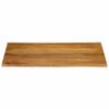 VidaXL Dessus de table 100x80x2,5 cm bord vivant bois massif manguier 370772