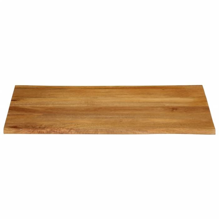 VidaXL Dessus de table 100x80x2,5 cm bord vivant bois massif manguier 370772