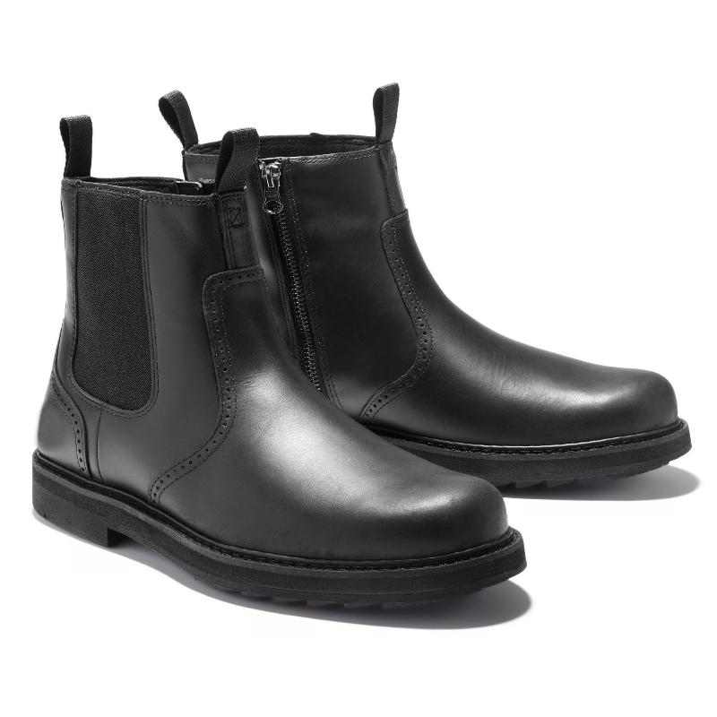 Handgemaakte Heren Chelsea Boots Retro Lederen Laarzen Hoge Kwaliteit Comfortabele Enkellaarzen Antislip Motorlaars Grote Maten Herenschoenen