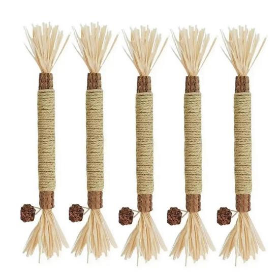 Cat Chew Stick Natural Silver Vine Stick Cats Oral Health Chew Toy Dental Stick for Cats Kittens Treats Interactive Play Training