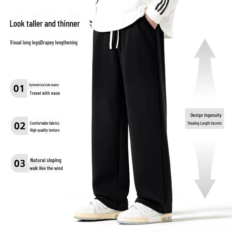 JEANSWEST LIFE Men's Fleece-Lined Jogger Sweatpants