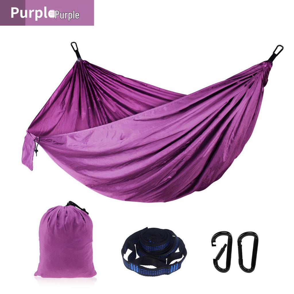 Adjustable Straps Nylon Hammock - High-End Single/Double Outdoor Use