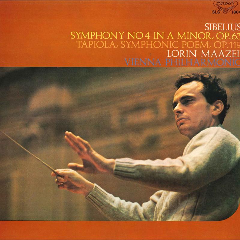

LP Record LORIN MAAZEL VIENNA PHILHARMONIC O Sibelius Symphony No. 4 In A Minor SLC1804 LONDON 1969 Japan Obi Classical Used