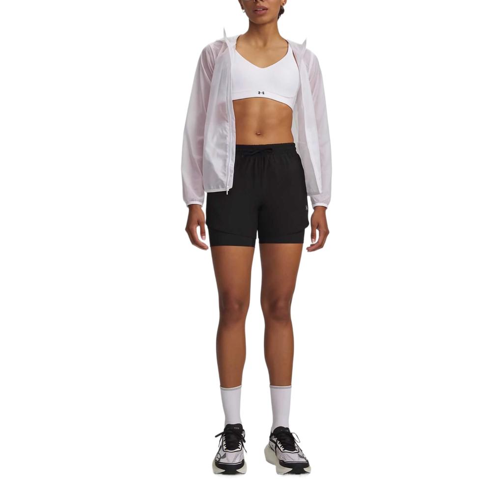 Under Armour Velociti Pro Mid-Rise Solid Lace Running Shorts Women Shorts 6010885-008