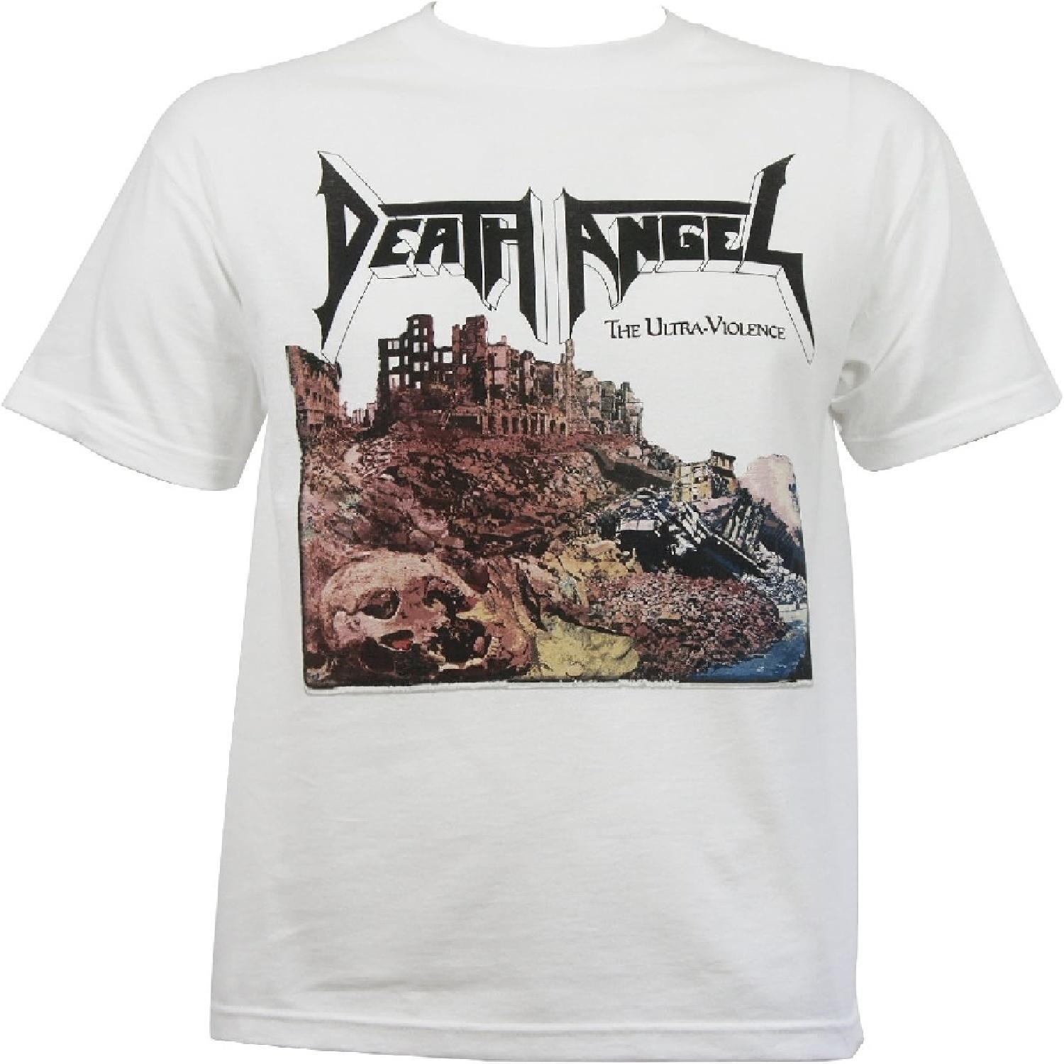 Мужская футболка Death Angel Ultra Violence Белая _ Официальная лицензированная продукция S