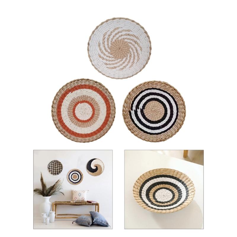 Wall Decor Home Decorations Rattan Wall Decor Wicker Wall Decorations Hanging Wall Baskets Woven Wall Basket Plate