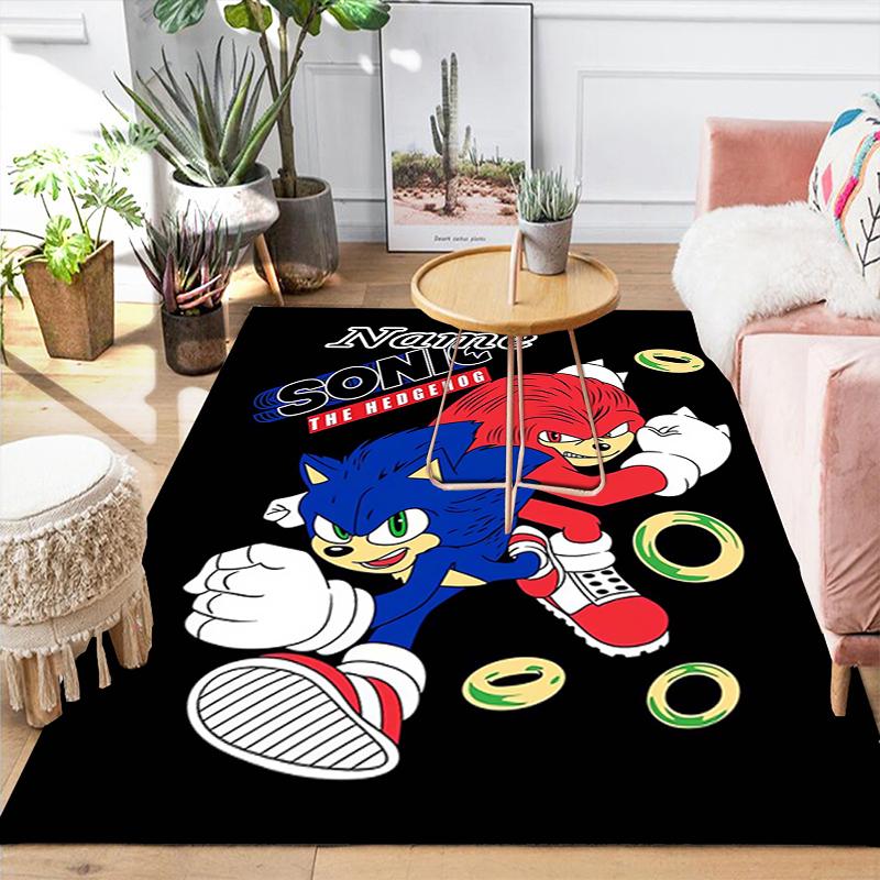 Custom 1Pc Sonic Vs Shadow Clash Rug Office Carpet Indoor Outdoor Entrance Doormat Nonslip Soft And Comfortable Living Room D2915328
