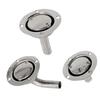 Thru-Hull Fuel Gas Tanks Vent Boat Fuel Vent Marine Grade Stainless Steel Flush Mount Fuel Gas Tanks Vent for Ship Kayak