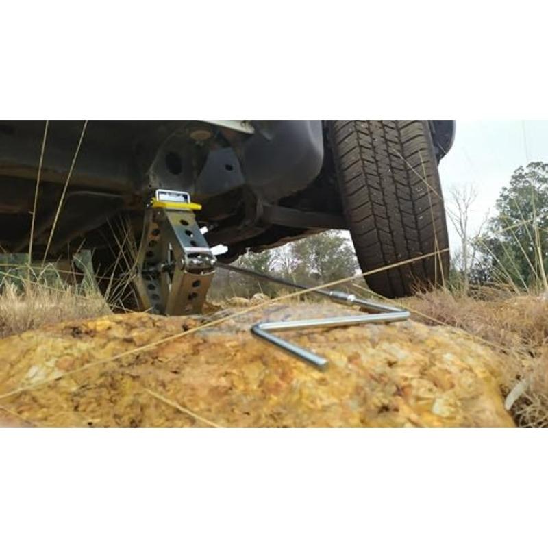 Heavy Duty Scissor Jack for Car, Heavy Duty 2T (4,400 Lbs), Emergency Kit for Tire Change and Repairs, Auto, SUV, RV, EV, 4x4, T