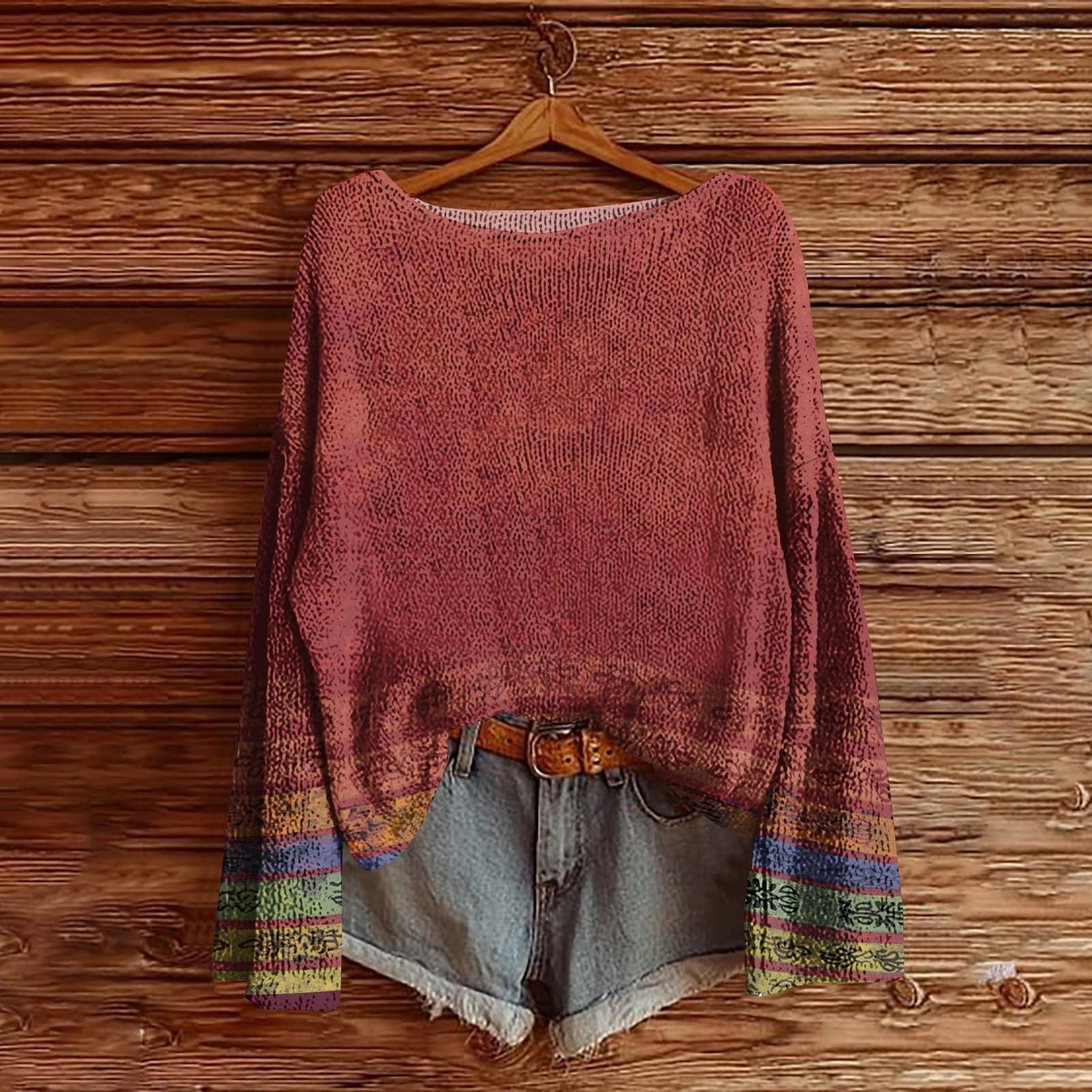 

Женский легкий свитер с круглым вырезом, повседневный вязаный пуловер с длинным рукавом XL