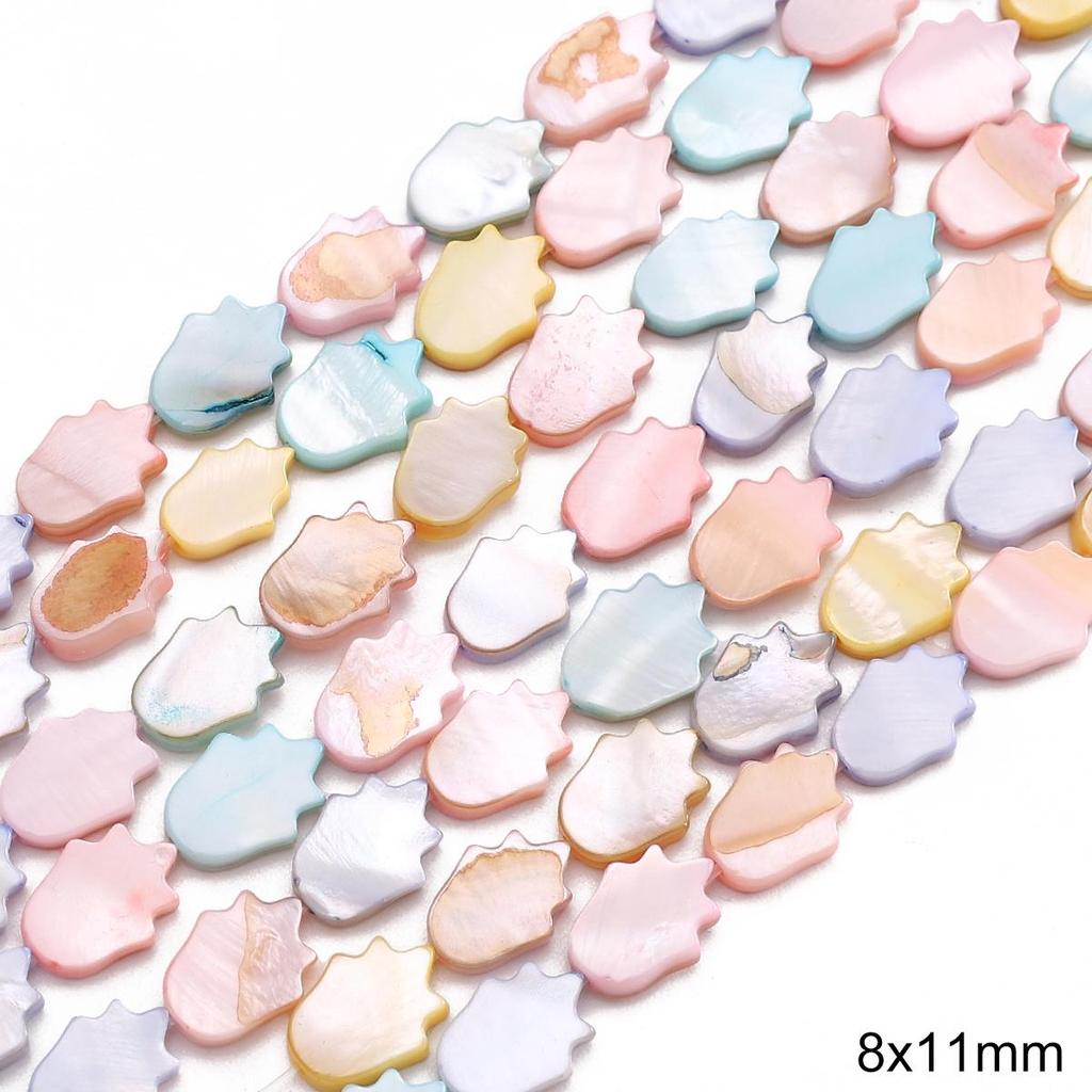 Natural Seashell Moon Round Star Beads For DIY Necklace Bracelet Earrings Jewelry Making