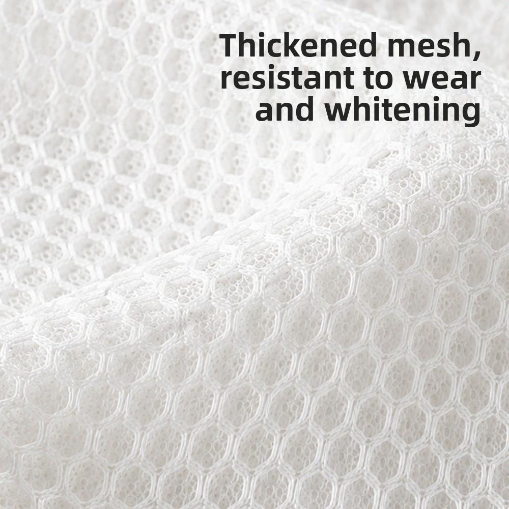 Zipper Closure Hat Washing Protector Mesh Structure Hat Laundry Bag  Machine Washing