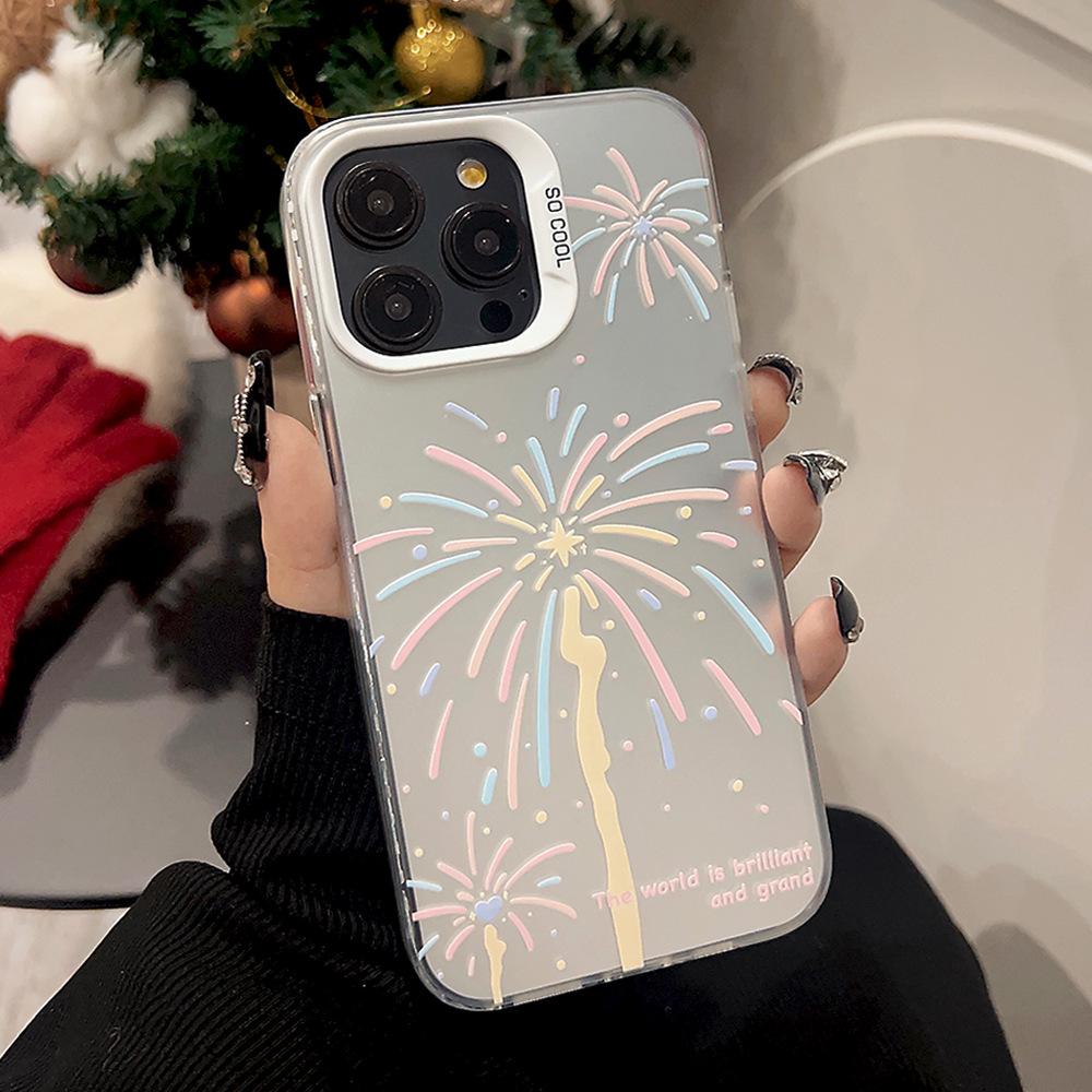 Creative Colorful Fireworks Phone Case for iPhone 17 iPhone 17 Pro Max
