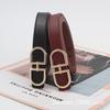Versatile Women Decorative Slim Leather Belt Narrow Strap Dresses Shirts Skinny