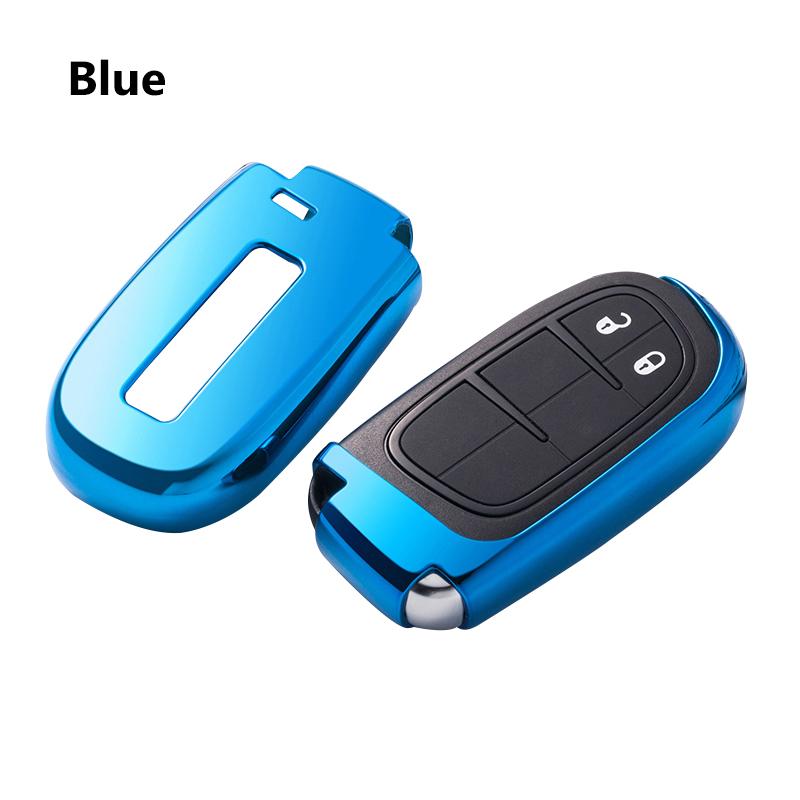 Smart TPU Soft Protective key Case Shell Cover for Renegade Grand Cherokee Journey Charger Chrysler 200 300 300C Protector Holder