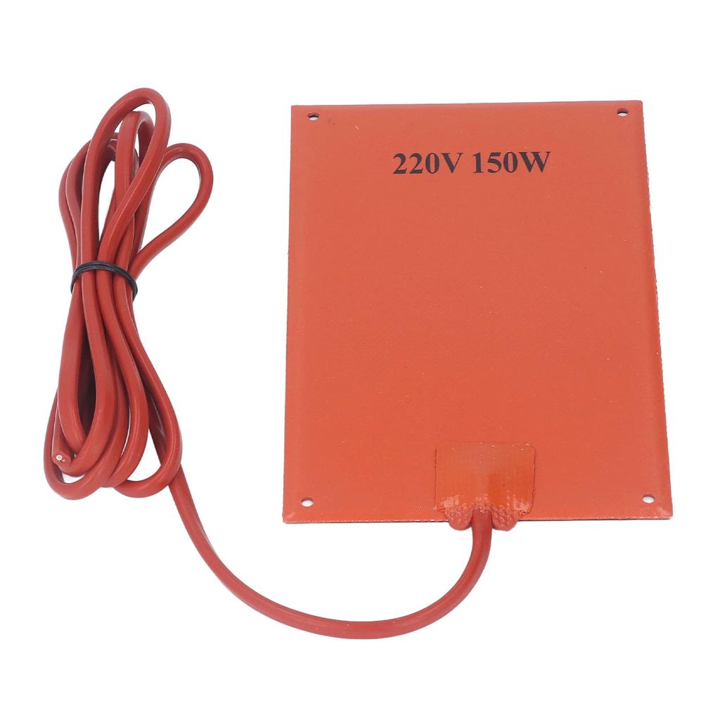 Heizmatte aus Silikonkautschuk Schnelle Wärmeentwicklung Entfeuchtung Elektrische Heizplatte für Schrankbox 150W 220V