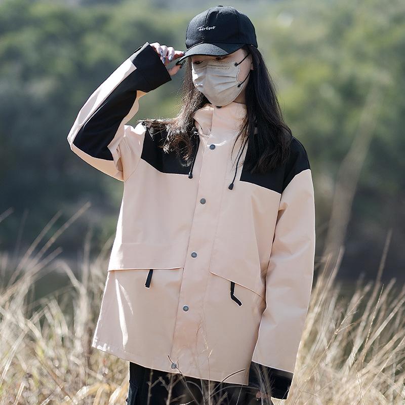 Mountain Outdoor Couple Jackets, Men's Sports and Casual Jackets, Windproof, Waterproof, Hooded Mountaineering Suits, Rainproof