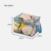 Cute Waterproof Storage Bag for Toys & Books - Large Capacity, Transparent & Durable