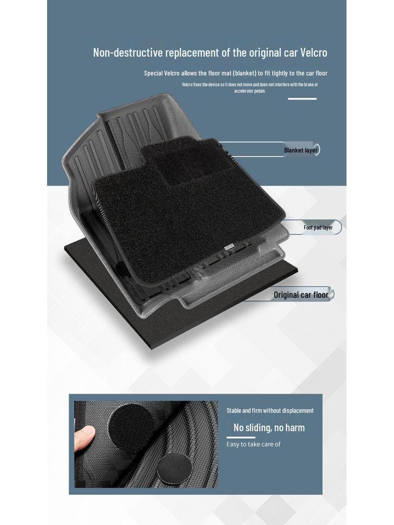 Eco-Friendly TPE Floor Mats for 2023 BYD E2 - Dirt-Resistant, Waterproof, Includes Trunk Mat