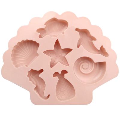 Morski Stworzenia Silikonowy Formiernik Fondant Pieczenie Ciasto Czekolada Żywica DIY Forma Ryba Dekoracja Narzędzia Topper na Babeczki