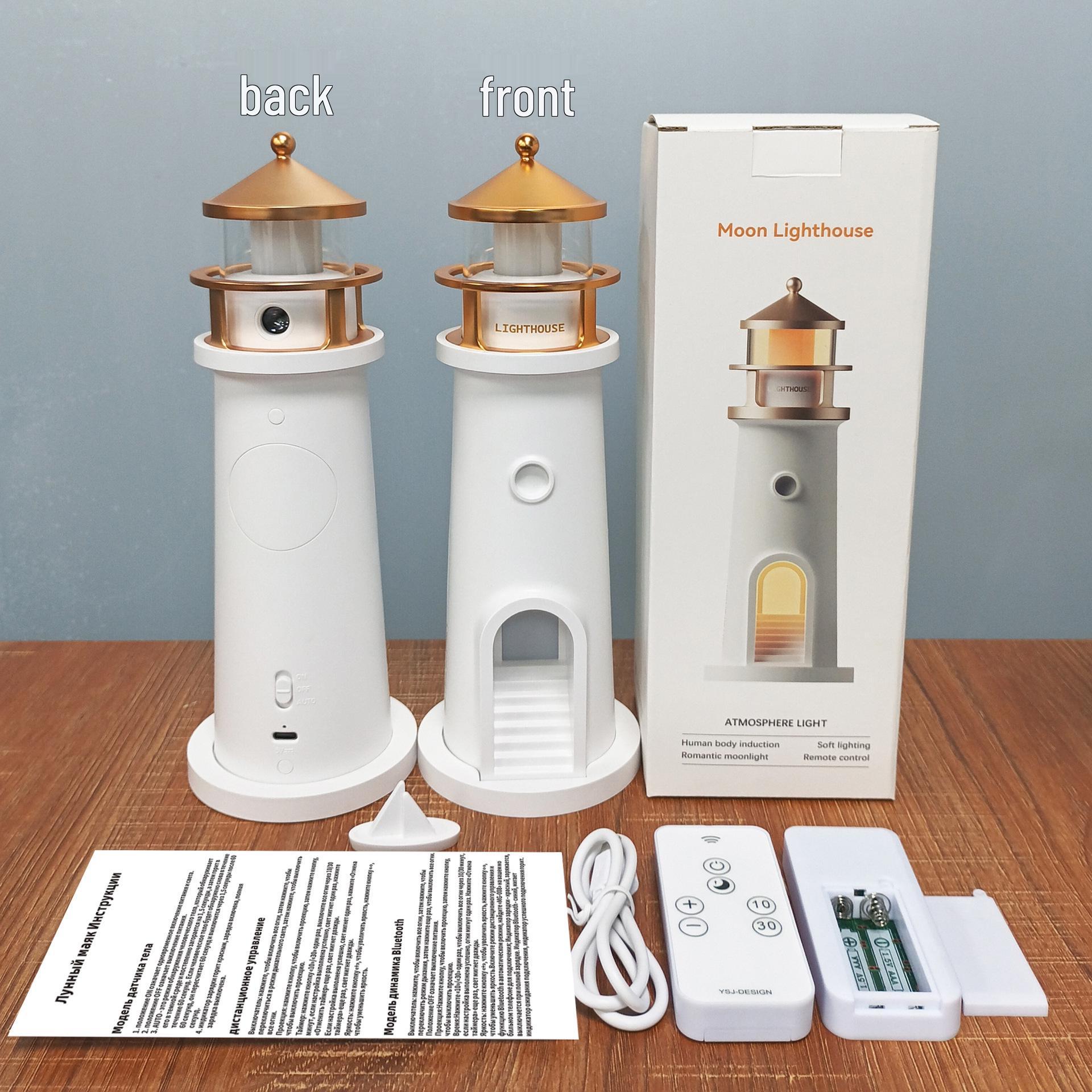 

Moonlight Bluetooth Speaker & Night Light Projector with Remote & Motion Sensor, Atmosphere Lamp Ornament. 5W