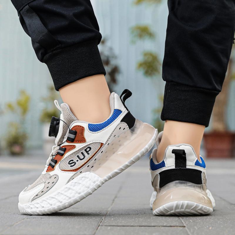 Barnesklær Sklisikre Slitesterke Moteable Kokos Pappa Sko Utendørssportssko Fritidssko Løpesko og Sneakers