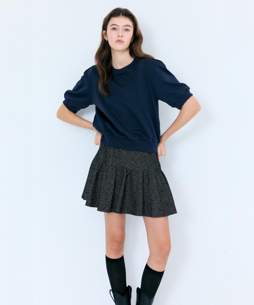 Peileu Étoile Tweed Skirt