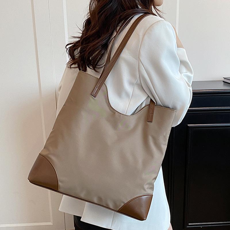 Simple Large-capacity Bag Women's 2025 Autumn New Fashion Foreign Leisure Temperament Tote Bag Commuter Handbag