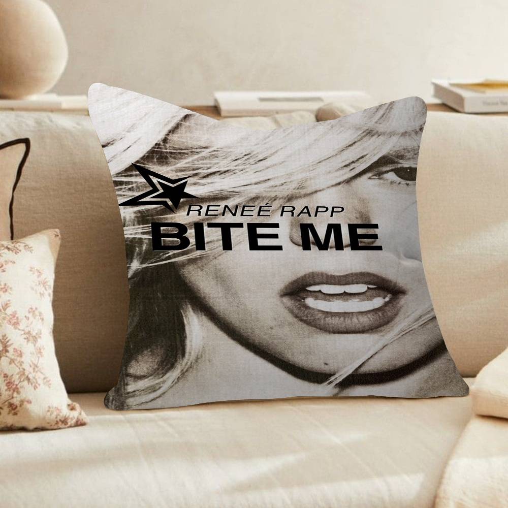 Pop Singer Actor Renee Rapp Cushion Cover X Polyester Sofa Cushions Decorative Throw Pillows Home Decoration Pillowcover