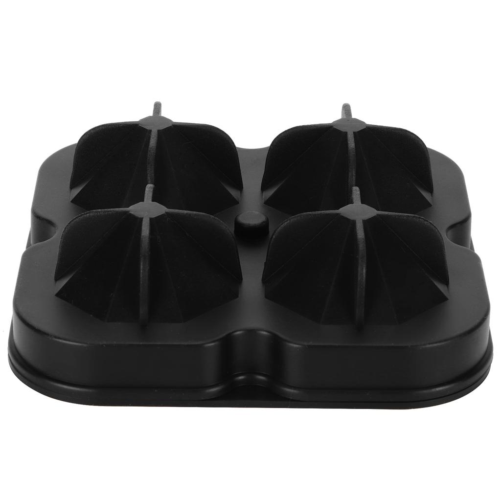 4Grid Ice Mold Reusable DiamondShape Ice Cubes Maker Tray Home Kitchen Supplies