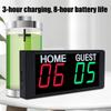 Multi-Sport Digital Scoreboard Adjustable Brightness Countdown Time Display Electronic Scoreboard Score Keepers