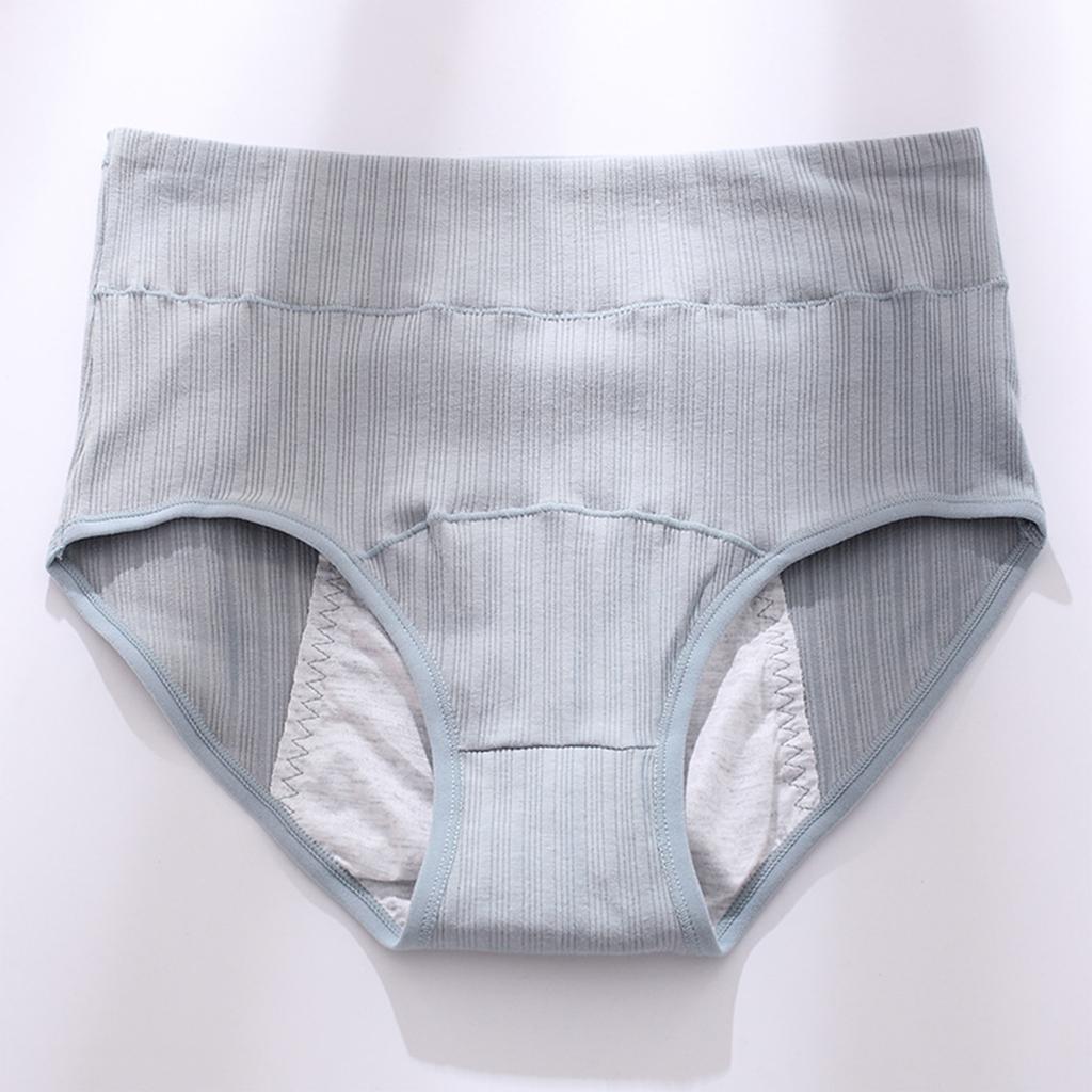 Women's Pocket High Waist Breathable Physiological Plus Size Underwear Menstrual Hygiene Pants