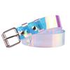 New Women's Belt Simple and Versatile Women's Fashionable Colorful Transparent Plastic Belt