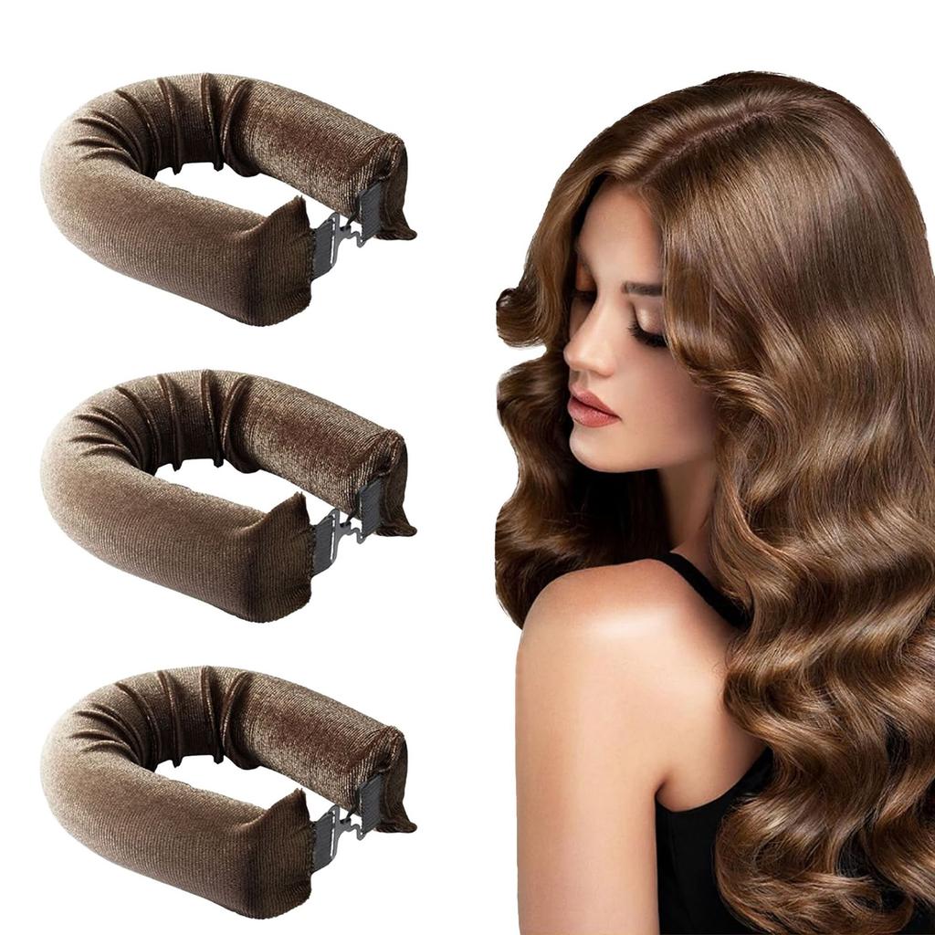 Hitzefreier Lockenstab für Frauen, faules Haar-Locken-Artefakt, europäischer und amerikanischer einfacher Scheiben-Haar-Großwellen-Schlaf-Scheiben-Haar-Gerät
