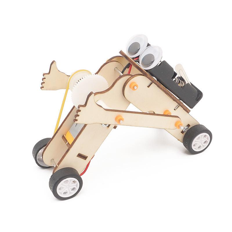 Diy Wooden Thumbs-up Robot Science Experiment Kit For Elementary And Middle School Stem Education