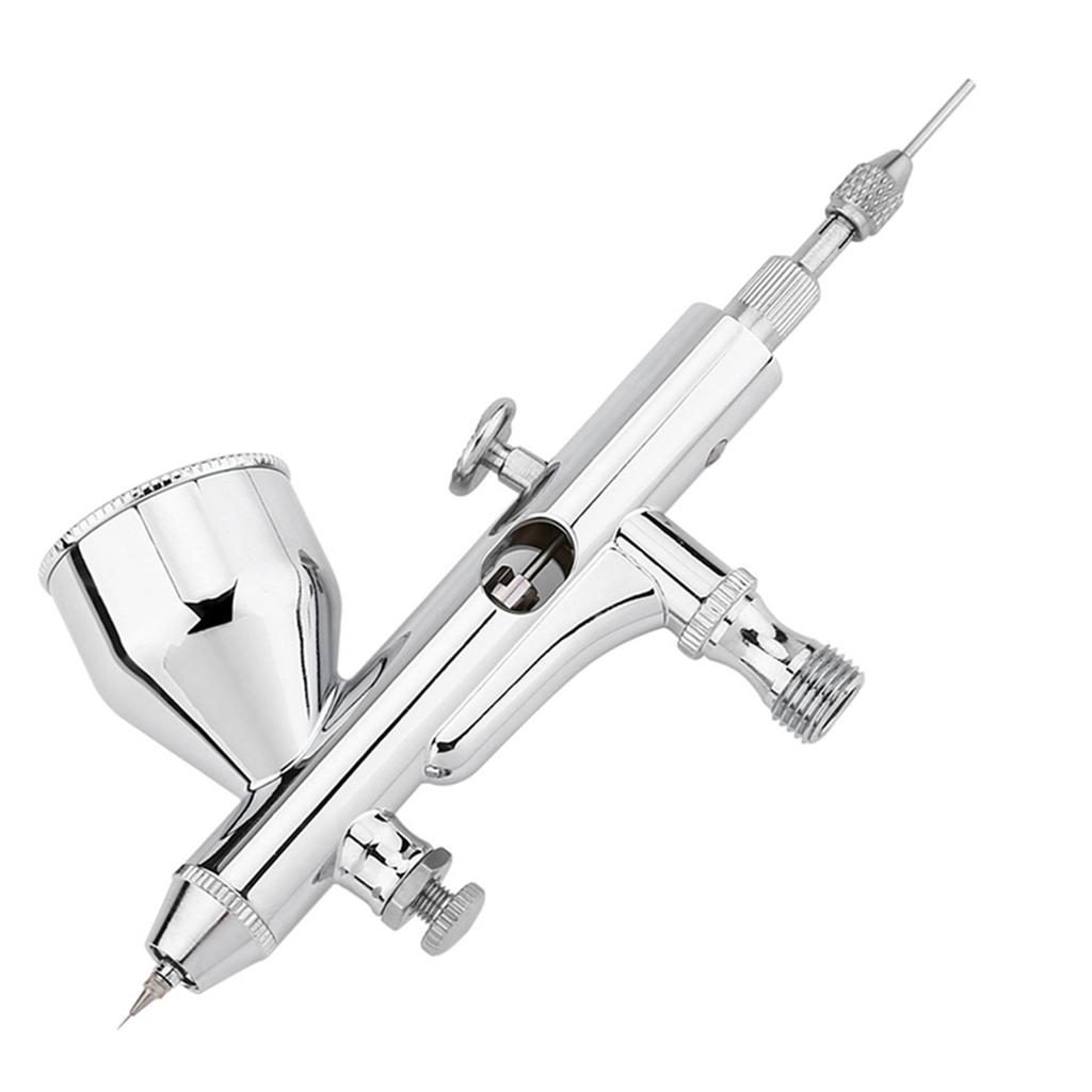 Dual Action Airbrush Kit 0.2mm 0.3mm 0.5mm Needle Art Spray Gun for Cake Nail Model