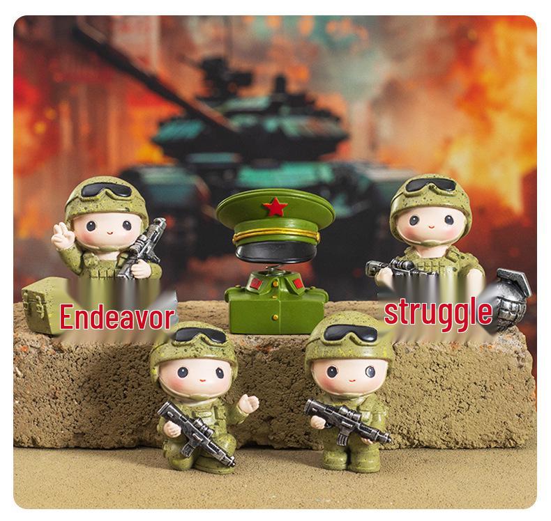 Creative Soldier Phone Stand Military Souvenir Birthday Gift Party Favor
