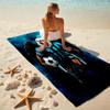 1pc Eagle Soccer Player Action Cartoon Quick Dry Microfiber Bath Towel for Swimming Surfing Camping Unisex Holiday. SJT7201152