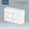 Ultra-Thin One-Way Multi-Control Electrical Surface Switch & Socket Panel with Box