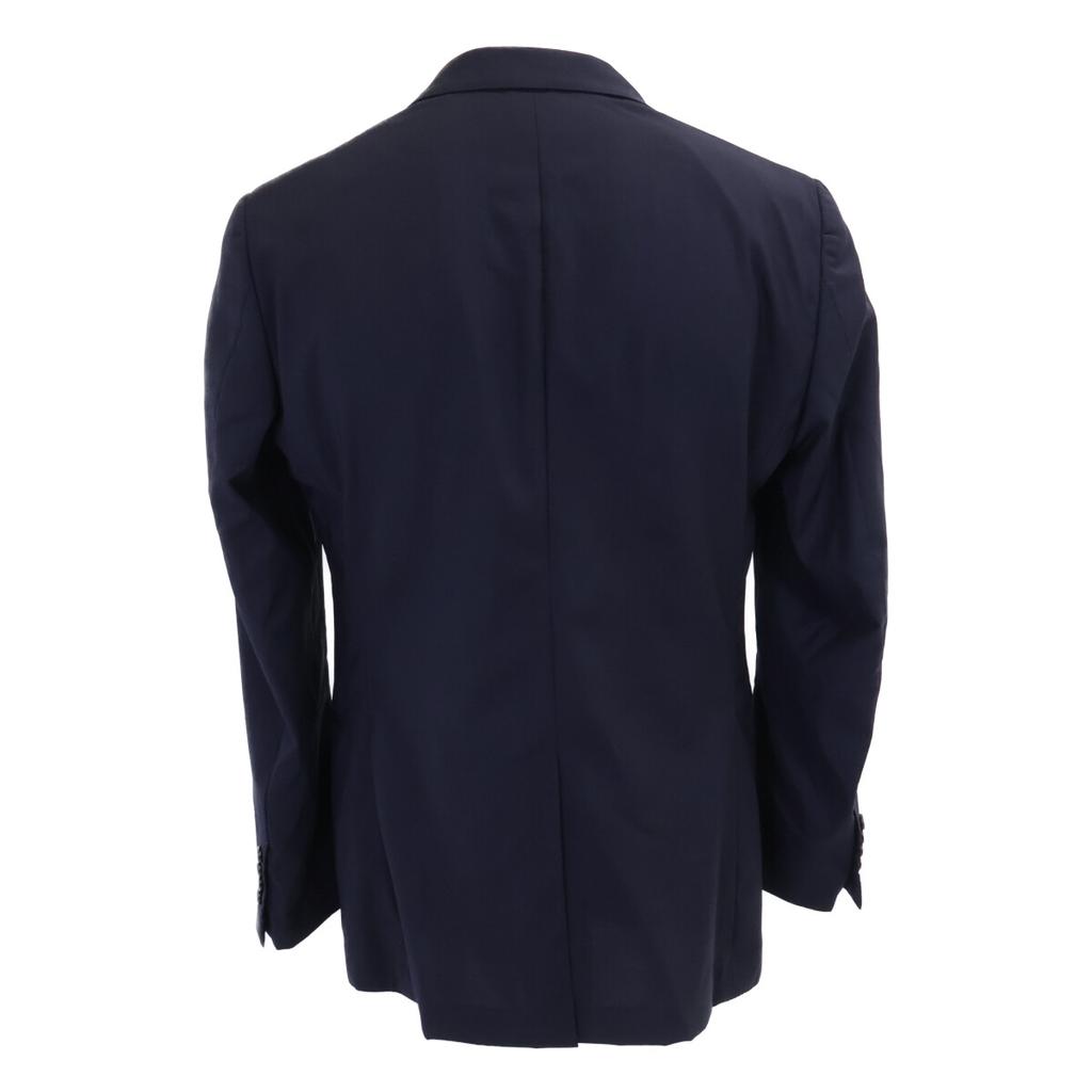 HERMES Excellent condition 21Stainless Steel 11-5255 G19821K virgin wool center vent 2B tailored jacket Jacket 48 NavyUsed