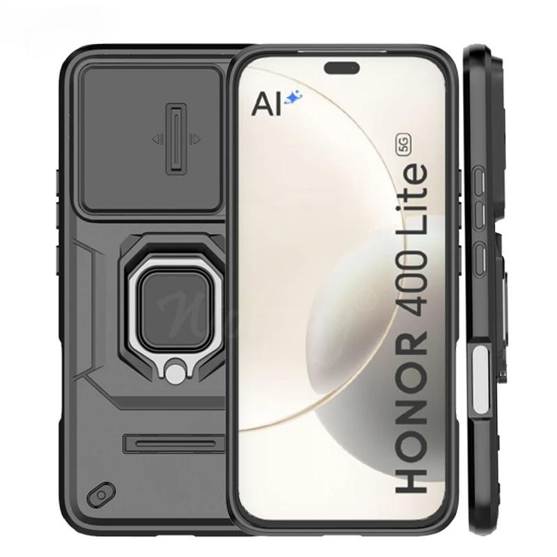 Shockproof Case For Honor 400 Lite Case For Honor 400 Lite Ring Holder Magnetic Back Cover For Honor 400 Lite Push Window Case