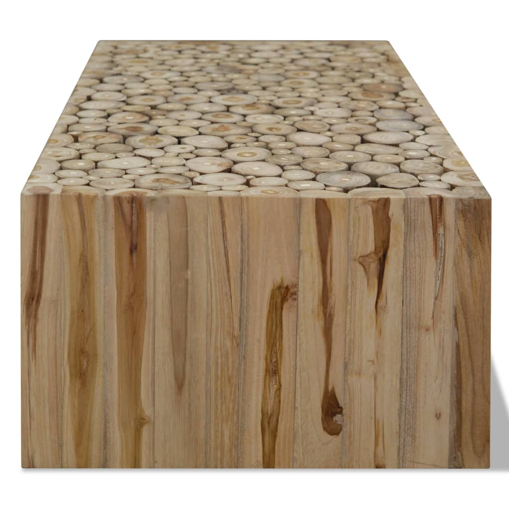 Vidaxl Stolik Kawowy Z Drewna Tekowego, 90 X 50 X 30 Cm