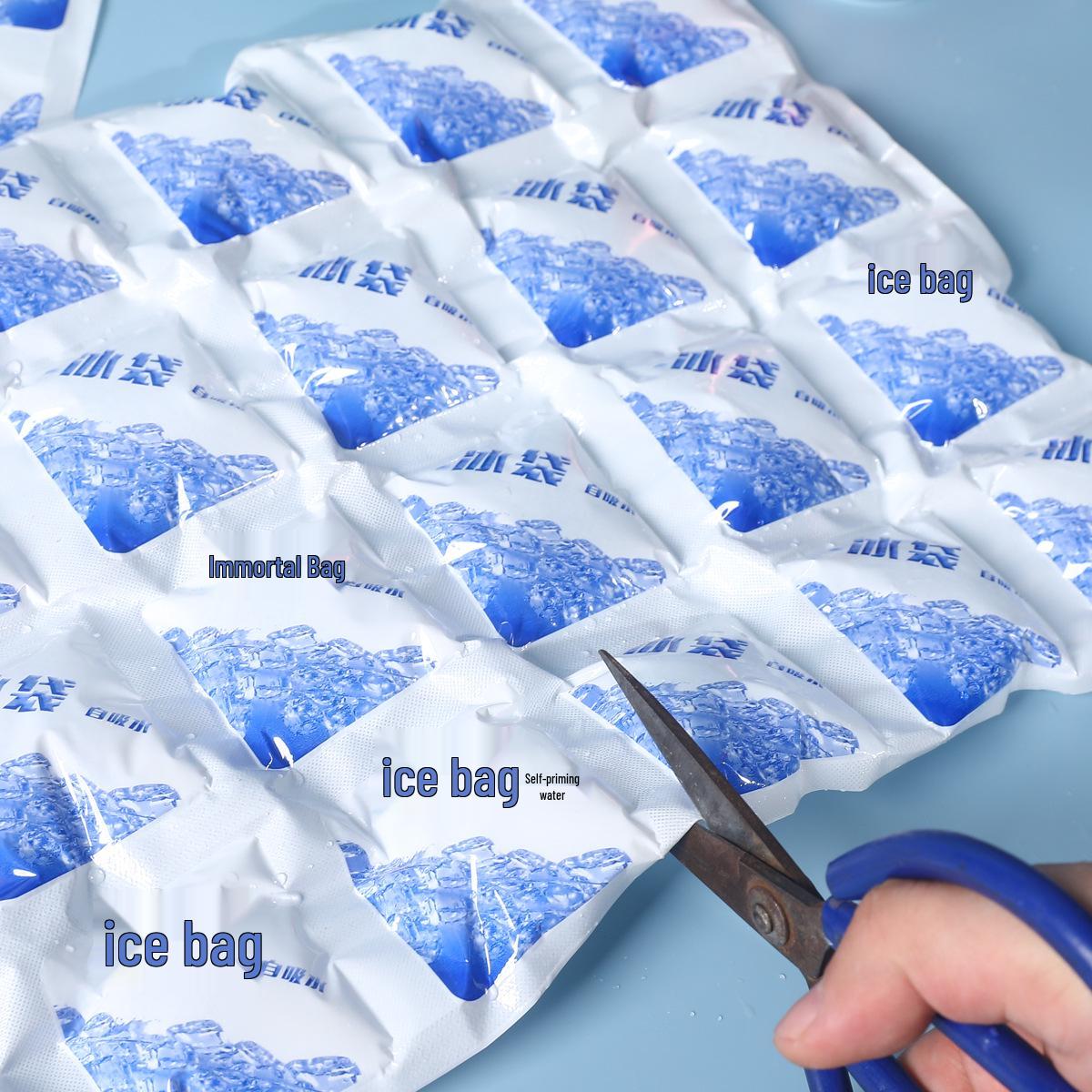 Disposable Self-Absorbing Ice Pack for Fruit  Vegetable Transport and Preservation