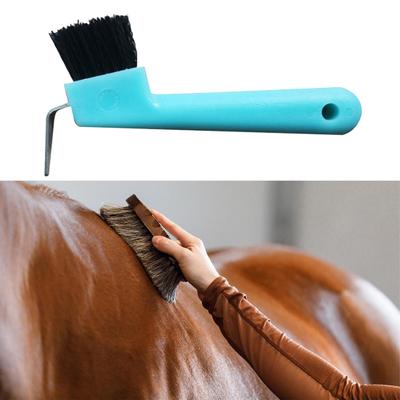 Herramienta para Cascos de Caballo Resistente al Desgaste Compacta de Plástico Cepillo para Herraduras para Aseo de Caballos de Uso Profesional